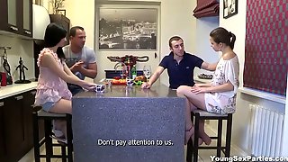Starting a foursome right after the..