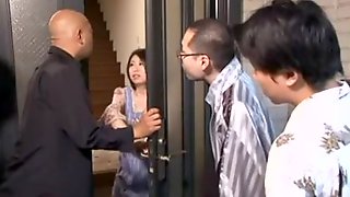 Wife gangbanged by Visitors