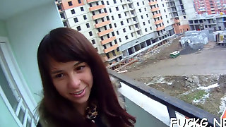 Sultry redhead chick dania and huge..