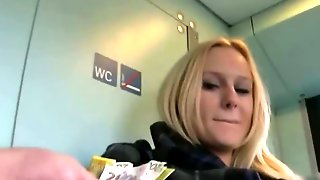 Hot blonde amateur fucked and creampied..
