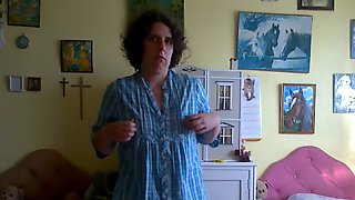 Ugly Chubby Striptease and Hump -..