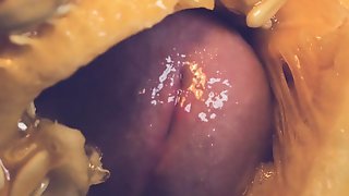 Defloration. PsychoPenis busts her melon