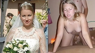 BRIDES DRESSED AND UNDRESSED